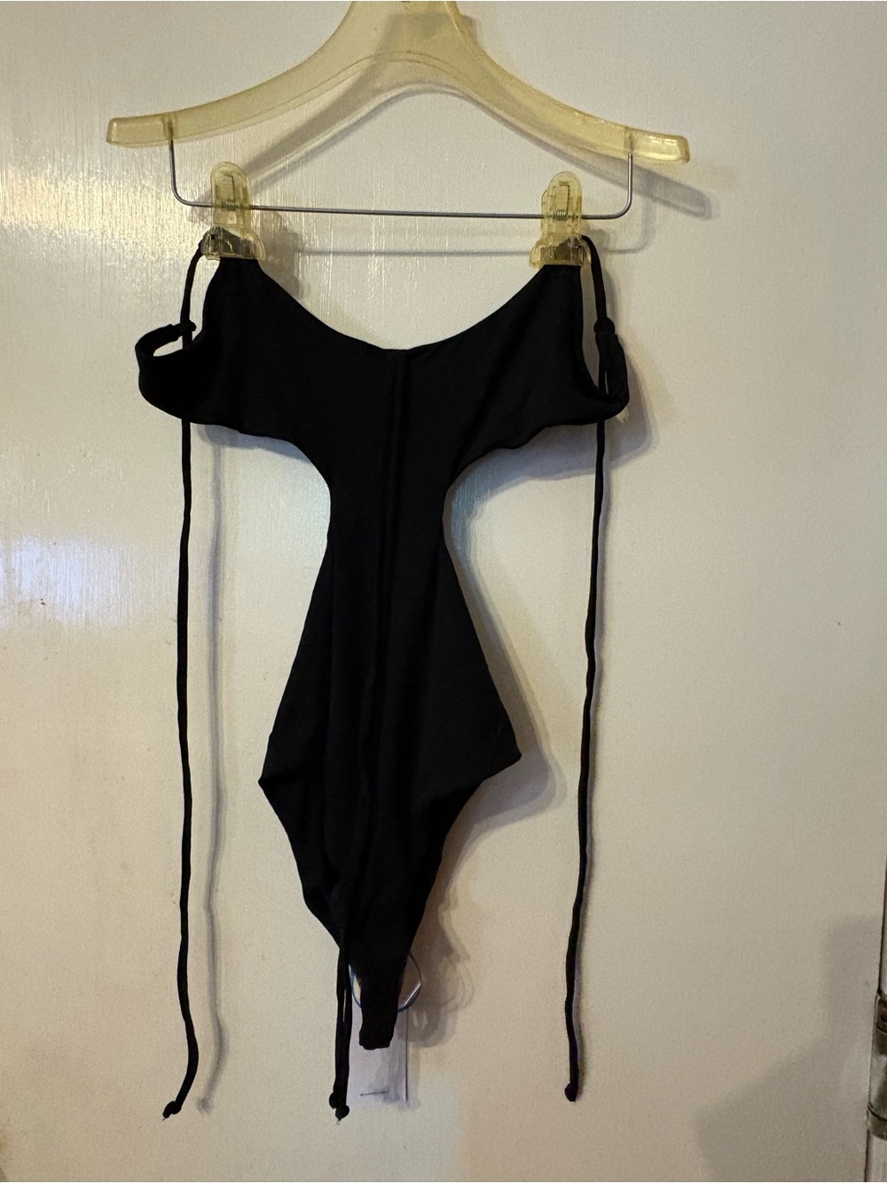 Lovers + Friends Black Garment Label Body Suit size Small NEW